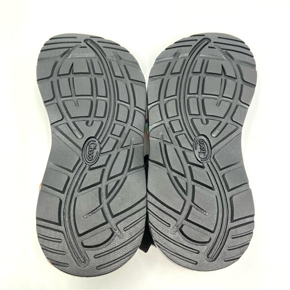 6W 6 W WIDE Chaco Women's JCH108946W Rainbow Multicolor Tie Dye Black Sandals - Picture 9 of 13